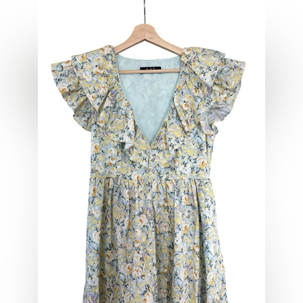 Revolve o.p.t Kate floral ruffle midi dress - Picture 6 of 10